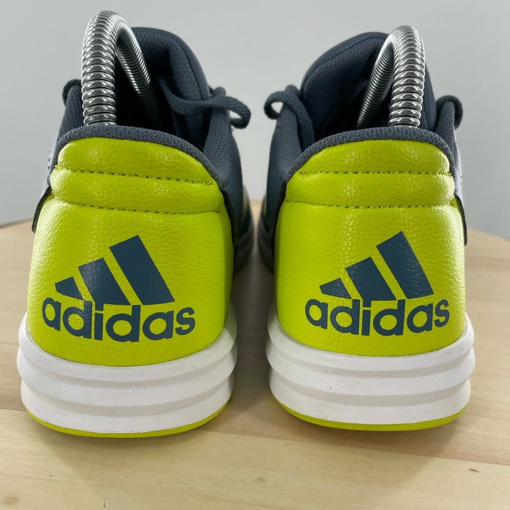 Adidas Alta Sport Men's Size 5 Blue Neon Green, Leather - Picture 4 of 9